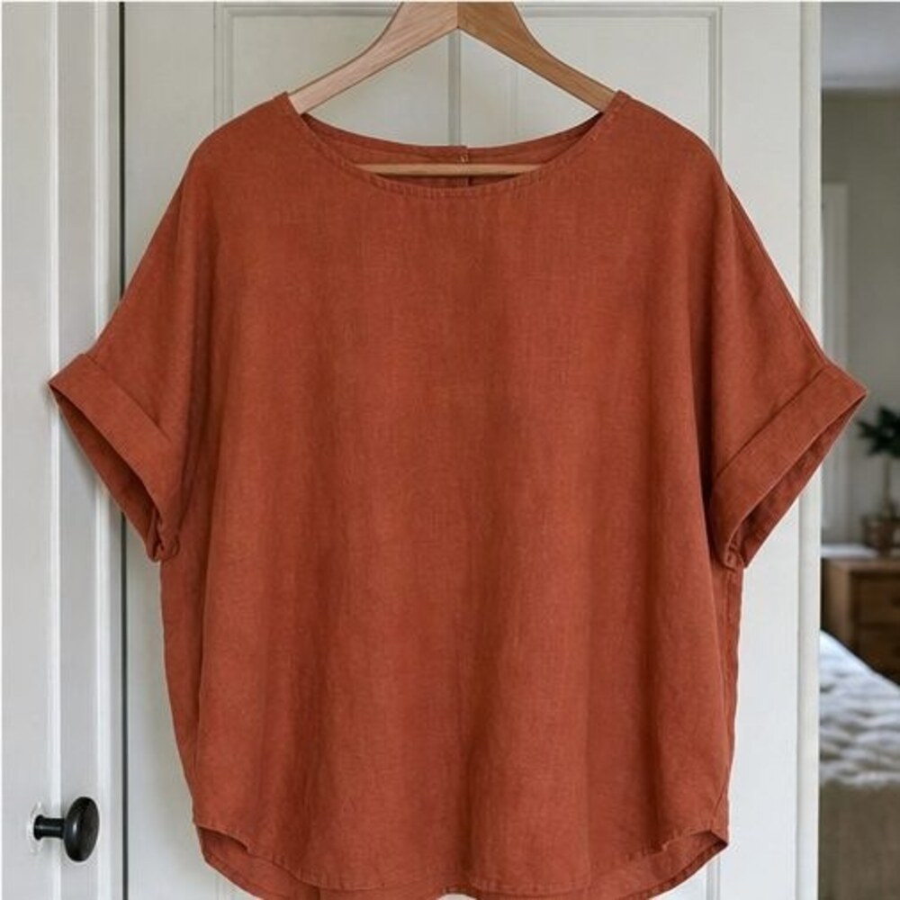 Sage Peplum Top